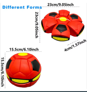 Interaktif LED uçan daire köpek oyuncak çevre dostu lüks plastik yenilik zıplayan top komik ev hayvanı ürünü - Product Image 5