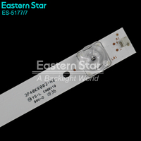 Barra de Luz LED de Aluminio ES-5177/7 para Reparación de TV, Tira de Retroiluminación para TV SHARPI de 40 Pulgadas, Tira de Retroiluminación LED para TV, Retroiluminación LCD