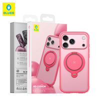 Étui BLUEO TPU+PC avec coussin d'air antichoc, résistant aux chutes, support magnétique pour 18 Pro Max