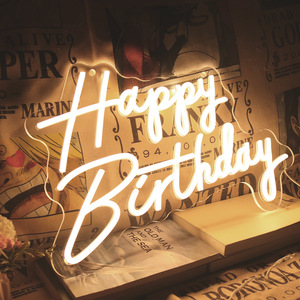 Personalized 3D Happy Birthday LED <b>Sign</b> for Event Party Decorations Customizable <b>Light</b> Up <b>Sign</b> for Home Bar - Product Image 3