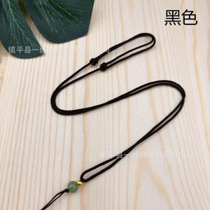 공장 도매 다이아몬드 조정 가능한 손으로 짠 대나무 체인 스포티 구리 남여 공용 난양 목걸이 얇은 펜던트 끈 - Product Image 2