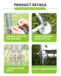 Yüksek kaliteli açık galvanizli çelik tavuk Roosters tavuk Coops evi - Product Image 4