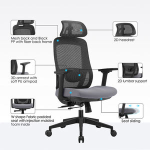 Productos promocionales baratos Sillas De <span class=keywords><strong>Oficina</strong></span> Silla De <span class=keywords><strong>Oficina</strong></span> moderna Silla De ordenador Ergonómica Muebles De <span class=keywords><strong>Oficina</strong></span> para el hogar Silla De malla - Product Image 4