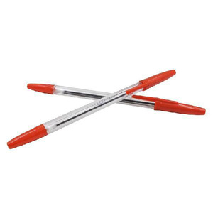 Office School Journal Hotel Writing Simple Easy <b>Pen</b> Custom Black Blue Red Plastic Ballpoint <b>Pen</b> - Product Image 1
