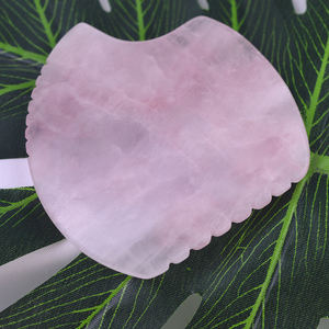 Gua Sha Stein Werkzeug Natürlicher Rosenquarz Schmetterling Guasha Schaber Acupuntura Gesicht Rücken Fuß Massage gerät Gesundheits wesen Stein therapie - Product Image 6