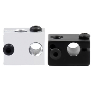 Bloc chauffant en aluminium pour extrudeuse E3D V6 entièrement métallique, traitement par sablage et oxydation, accessoire pour imprimante 3D - Product Image 4