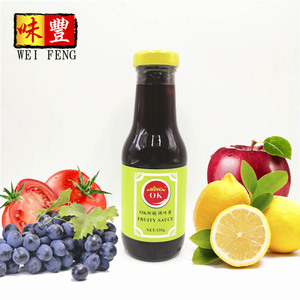OEM Usine BRC HACCP FI Fabricant 335g OK <span class=keywords><strong>Fruit</strong></span>é Pâte Fruits Sauce Aigre douce - Product Image 1