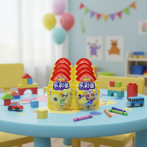 工場直販 サプライズエッグおもちゃ 子供向けおやつ 甘いチョコレート味ビスケット OEMカスタム ミニサプライズチョコレートカップ - Product Image 6