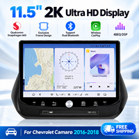 Radio Stereo Mobil Android Layar 11.5 Inci 2K Ultra HD Untuk Chevrolet Camaro 2016 2018 Kejernihan Tampilan Lebar Peningkatan Multimedia