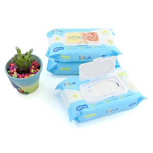 批发便携式包装生态婴儿湿巾家用一次性软嫩新生儿擦洗湿巾婴儿湿巾 - Product Image 3