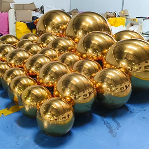 Ballon réfléchissant publicité grandes boules brillantes géantes PVC Disco miroirs sphère boule de miroir gonflable pour la fête de mariage de noël - Product Image 1