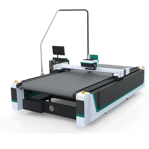 Faca osciladora automática aoyoo cnc, máquina de cortar com certificado ce