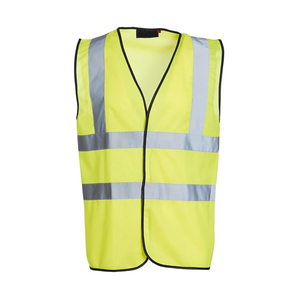 CITICITY High Viz Safety Vest Fluorescent Yellow Construction Warehouse Work Vest Jacket for Men - Product Image 3