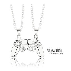 2025 nouveaux produits une <span class=keywords><strong>paire</strong></span> <span class=keywords><strong>de</strong></span> pierres magnétiques personnalité saint valentin collier cadeau aimant jeu contrôleur Couple collier - Product Image 6