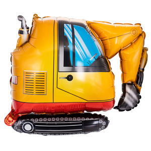 Bande dessinée Construction voiture Grab Digger chariot élévateur voiture feuille ballon <span class=keywords><strong>tracteur</strong></span> enfants garçons cadeaux anniversaire bébé douche fête décorations - Product Image 4