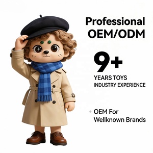 Figurines de collection personnalisées : Statues de jouets rétro, manteau trench, cheveux bouclés, figurines <span class=keywords><strong>pop</strong></span> en vinyle, cadeau, décoration, production - Product Image 1