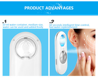 Pulverizador de niebla Nano Facial recargable portátil para el hogar, coche, uso al aire libre, secado rápido, protección USB, rociador de niebla de secado rápido