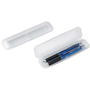 Astuccio doppio ecologico con due scomparti per riporre penne, per uso scolastico e in ufficio - Product Image 1
