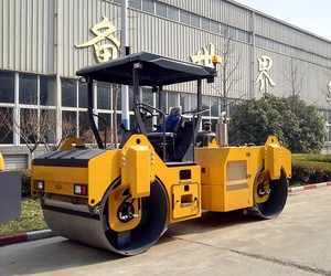 Maquinaria Vial Más Vendida, <span class=keywords><strong>Rodillo</strong></span> Vibratorio de Doble Tambor XD83 de 8.5 Toneladas para la Compactación de Calles y Aceras Municipales - Product Image 4