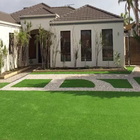 Gazon artificiel réaliste et résistant à l'usure pour aménagement extérieur et intérieur, tapis de gazon synthétique pour la décoration de jardin, cour et terrasse