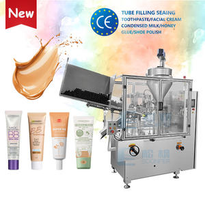 Machine de remplissage et de scellage automatique de tubes souples en aluminium pour crème <span class=keywords><strong>BB</strong></span>, crème pour les mains, écran solaire, remplissage d'essence - Product Image 1