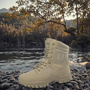 Heren Lichtgewicht Wandelschoenen Ademende Waterdichte Sportschoenen Met Stalen Neus Anti-Slip Binnenzool Mesh Zachte Bovenkant - Product Image 3