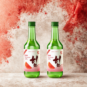 Pastèque artisanale vietnamienne Soju Liqueur coréenne rafraîchissante de tous les jours Saveur lisse Bouteille en verre Ingrédient primaire Alcool - Product Image 1