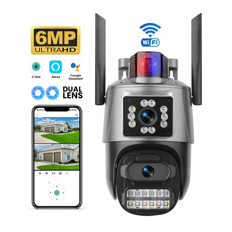 6MP Dome CMOS Dual Lens WIFI
