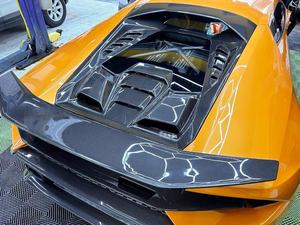 Capot de moteur de voiture de haute qualité adapté à la <span class=keywords><strong>Lamborghini</strong></span> <span class=keywords><strong>Huracan</strong></span> EVO LP580 LP610 TN, capot de moteur arrière - Product Image 4