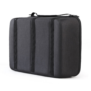 Étui de transport EVA personnalisé 2026 avec poignée, petite pochette noire à fermeture éclair - Product Image 4