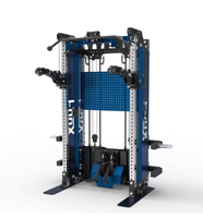 Station de musculation multifonctionnelle commerciale, équipement de fitness avec pile de poids réglable