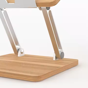 Ergonomic Folding Wooden Phone and <b>Tablet</b> <b>Stand</b> Adjustable Height <b>for</b> Laptop and Mobile Devices New Product - Product Image 4