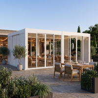 Pergola Greenawn 3x3m 3x4m 4x4m 6x4m, Gazebo, Pavillon, Pergola Moderne Extérieure en Aluminium à Lames Orientables, Maisons Préfabriquées, Villa de Luxe Moderne