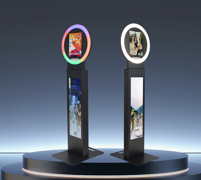 All-in-one design iPad Photo Booth Simple Operation & Tool-free Setup Powerful Advertising LCD Screen photo booth for Business