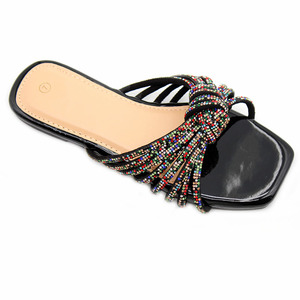 Mules d'été de luxe Anngele pour femme, à bout ouvert, en PVC imprimé, pour la nouvelle tendance mode - Product Image 3