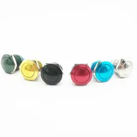 Interrupteur à bouton poussoir momentané étanche à vis en laiton 12V/240V bouton électronique 12/16/19/22mm pression métallique IP65 3A Max. 1NO1NC