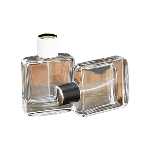 Commercio all'ingrosso 100ml di <span class=keywords><strong>vetro</strong></span> quadrato bottiglia di profumo tappo trasparente conveniente spruzzatura Fine <span class=keywords><strong>acqua</strong></span> di riempimento 30ml/50ml Volume - Product Image 2