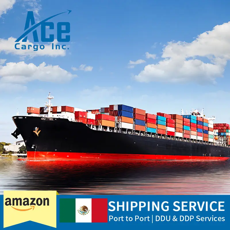 FCL/LCL contenedor de transporte marítimo de China a México DDP DDU envío