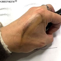Autocollant d'entraînement pour microblading des sourcils en silicone, personnalisable avec logo, pour débutants, étanche, pour la pratique de la forme des sourcils et la formation au tatouage