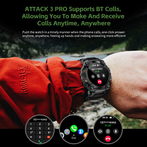 สำหรับการค้าต่างประเทศ นาฬิกาอัจฉริยะ TPU สำหรับกีฬากลางแจ้ง รองรับการโทร ไฟฉาย การแจ้งเตือนสายเรียกเข้า ข้อมูลสายเรียกเข้า การนับก้าว - Product Image 2