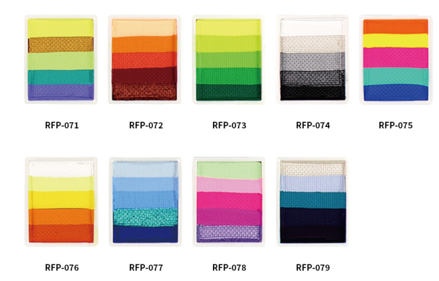 10g rainbow with duo-chrome color