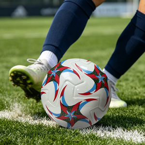 Pallone da <span class=keywords><strong>Calcio</strong></span> in PU per Adulti, Taglia 5, Ecologico e Durevole, Processo di Saldatura a Caldo, Colore e Logo Personalizzabili - Product Image 5