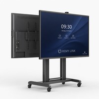 Layar Datar Interaktif 65 Inci 4K IPS dengan Perlindungan Mata Cahaya Biru Rendah dan Tampilan Cerdas
