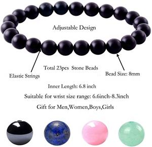 Braccialetto di gioielli di moda cristalli pietre curative gioielli di braccialetto di <span class=keywords><strong>pietra</strong></span> naturale di qualità per le donne - Product Image 6