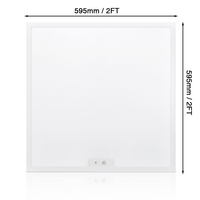 DE Warehouse CE CB RoHS 30W 150lm/W PIR capteur de lumière du jour panneaux lumineux intelligents 600x600mm panneau LED mince
