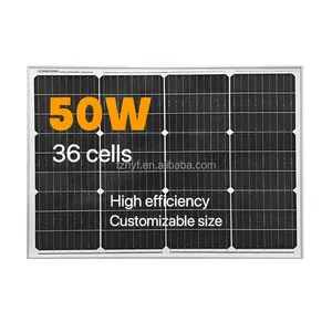 Солнечная панель небольшого размера 5 Вт-100 Вт 6 В 12 В 18 В 20 Вт 30 Вт 40 Вт 50 Вт 150 Вт 50 Вт пользовательская солнечная панель для дома на открытом воздухе