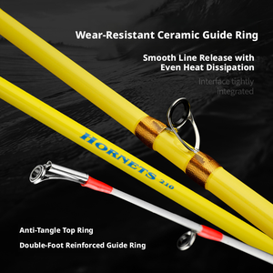 Canna da Pesca in Carbonio per Barca 2.34m, Canna da Pesca Costiera per Whitefish N.40, Canna da Lure per Spigola e Pesca in Mare, Azione Rapida, Rigida, 109cm - Product Image 5