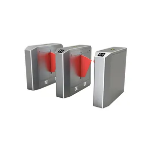 Automatic Flap Gate Indoor Office Security High Speed Turnstile For Access Control