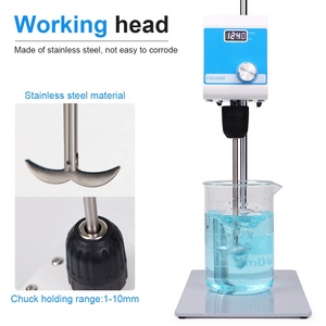 Công Nghiệp Nhỏ Mixer 5L mỹ phẩm chất tẩy rửa lỏng trên không khuấy kỹ thuật số phòng thí nghiệm khuấy - Product Image 4