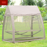 Nouveauté : Lit de balançoire de loisirs d'extérieur avec moustiquaire, mobilier de jardin